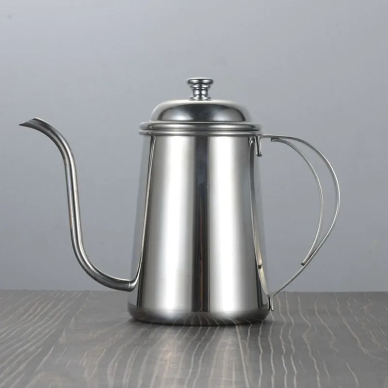 650ml Stainless Steel Trickle Coffee Kettle Pot Thicken Teapot High Quality Maker Bottle Kitchen Accessorie | Дом и сад