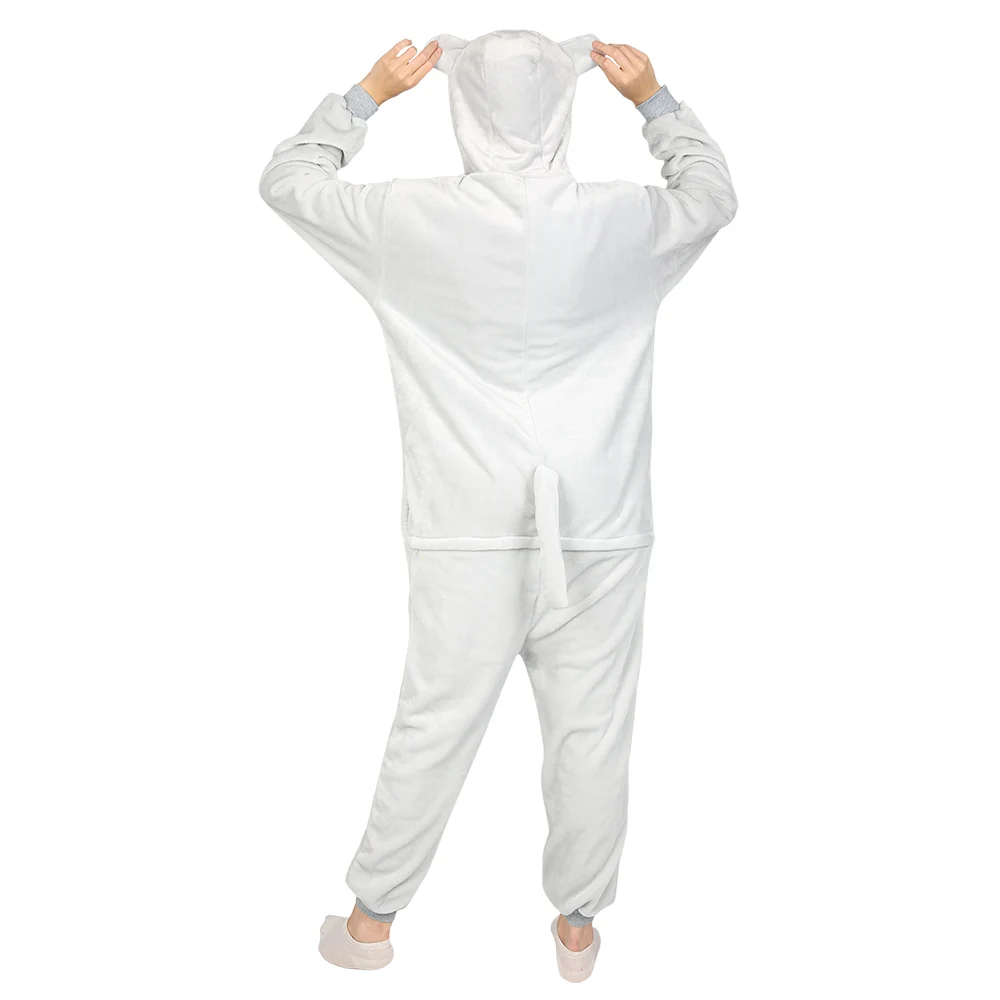 KIGUCOS Тоторо животных комбинезоны для взрослых цельное ночное белье женские