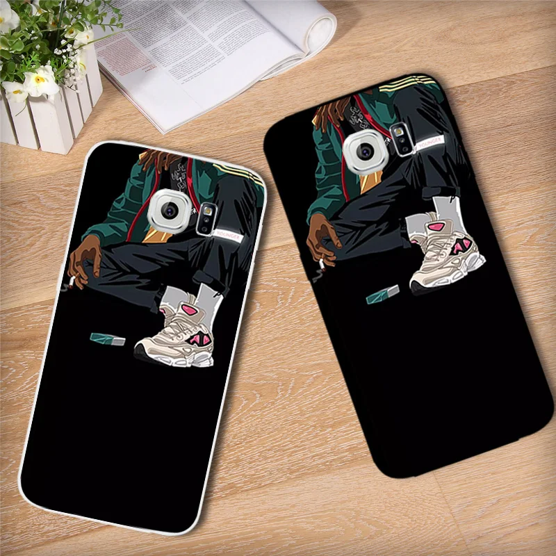 Капа для samsung Galaxy S6 мобильного телефона мягкий силиконовый защиты оболочки G9200 G920F