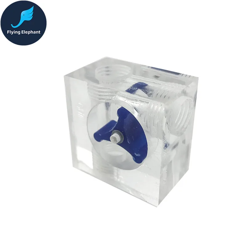 G1/4" Computer water coolings impeller Water Flow Indicator Transparent Acrylic Meter For Cools | Компьютеры и офис