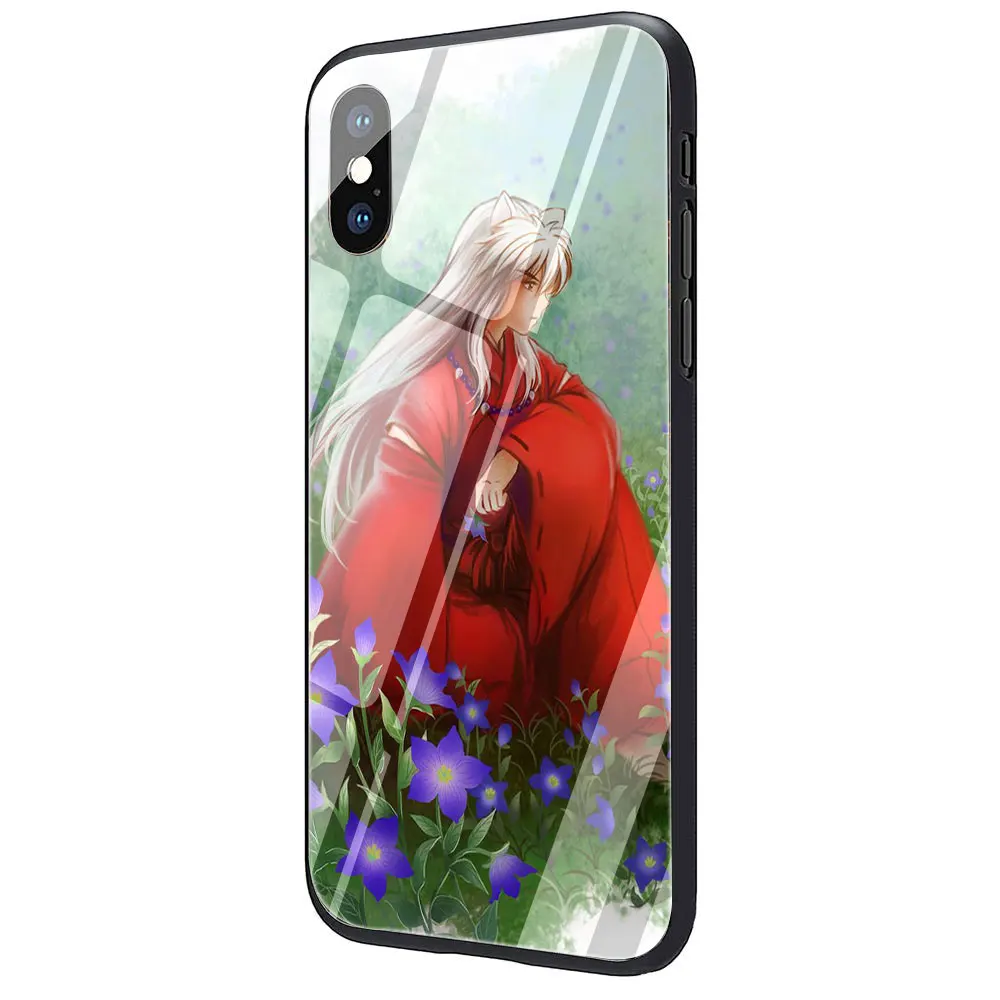 G4 Inuyasha Аниме закаленное стекло чехол для телефона iPhone 11 Pro 6 6S Plus 7 8 Plus X XS XR XS Max - Цвет: G4