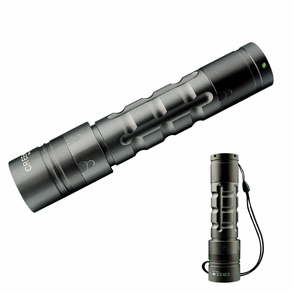 Уникальный фонарик длиной 126 мм светодиодный для охоты кемпинга|torch for hunting|flashlight