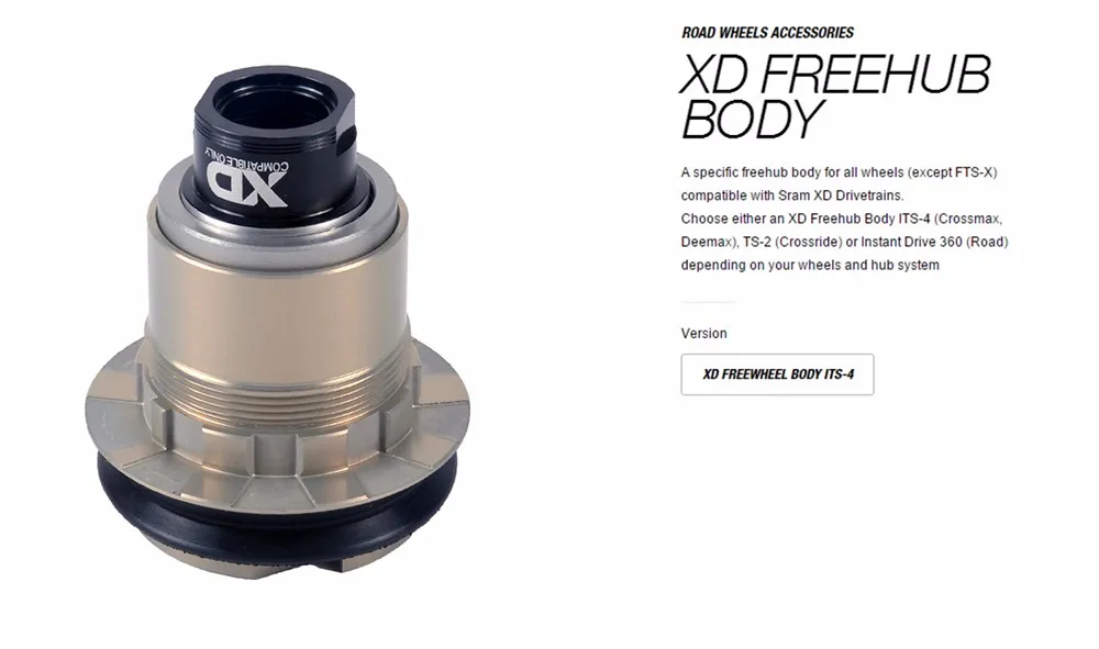 ZTTO XD Freehub hub body ITS-4 for MAVIC Crossmax Deemax ST SLR SX wheel with 135 142 adapter converter wheels accessories