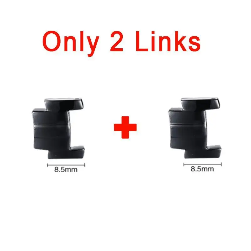 Only 2 Links Прямая поставка, браслет в стиле панк, здоровая энергия, черная цепочка, браслеты, ювелирные изделия из нержавеющей стали, магнитные браслеты для мужчин, ювелирные изделия - Окраска металла: Only 2 Links