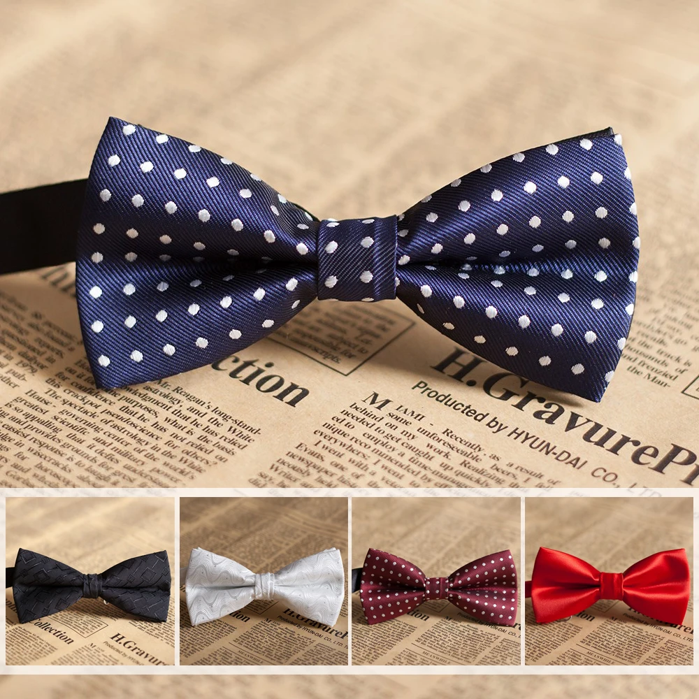 Высокое качество 2017 Новый дизайнерский бренд галстук бабочка Мужская мода