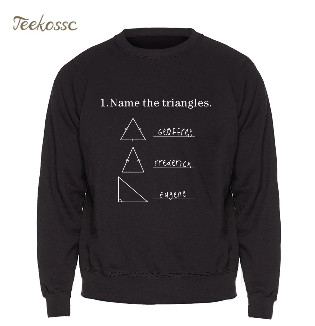 Name The Triangles забавная Математика Толстовка сарказм Новинка I Love Мужская толстовка
