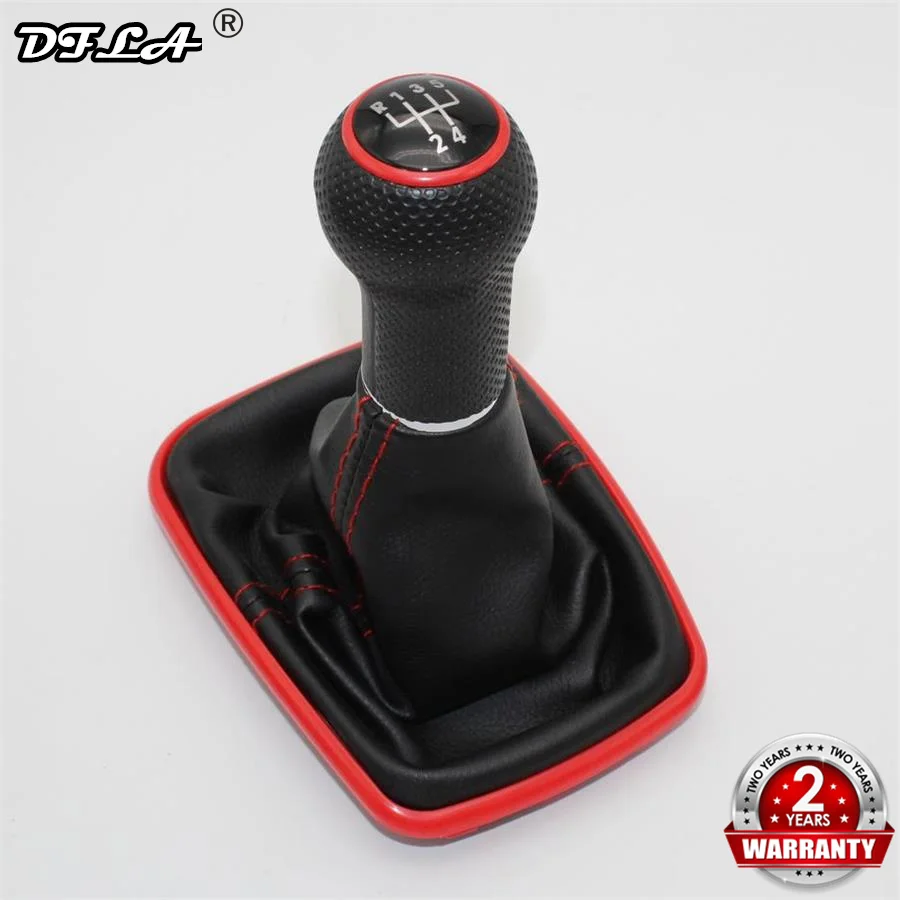 Красная ручка переключения передач для VW BORA JETTA 4 GOlf MK4 1998 1999 2000 2001 2002 2003 2004 2005 2006 5 /6