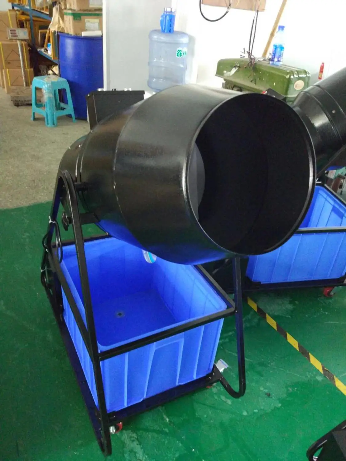 Jet type with box Большой сценический пузырьковый станок с качающейся головкой струйная пена машина детский сад открытый аттракцион аквапарк без порошка пены CD50 W03 - Цвет: Jet type with box