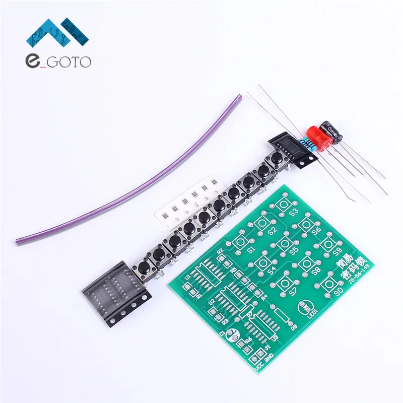 DIY Наборы Многофункциональный кодовый замок suite простая электронная схема