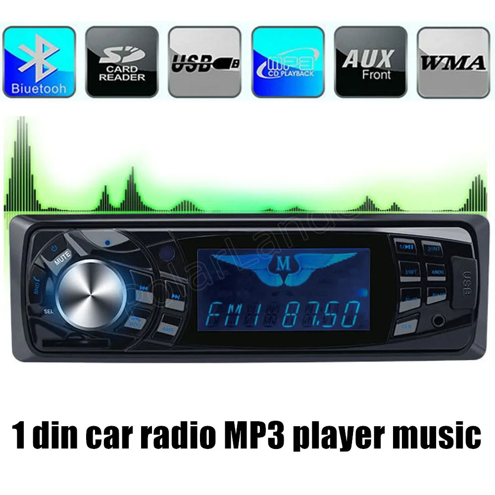 

for 64G SD card 1 Din 12V Car Stereo Radio Mp3 Player In-dash FM Receiver Support USB/SD Card Play with Remote Control