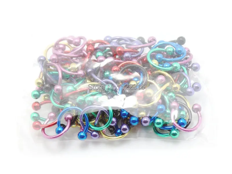 Кольцо с шариком для пирсинга тела из нержавеющей стали | Украшения и аксессуары