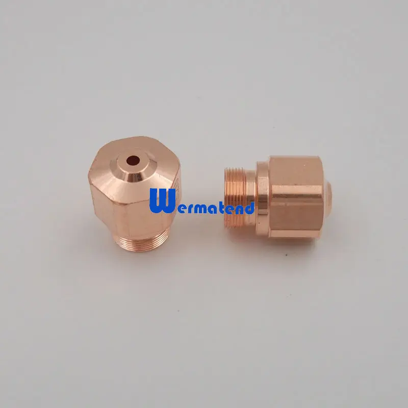 Wermatend 100 шт./лот NK1215 NK1015 NK1515 NK1715 NK2015 NK2515 двойное сопло для машины лазерные сопла