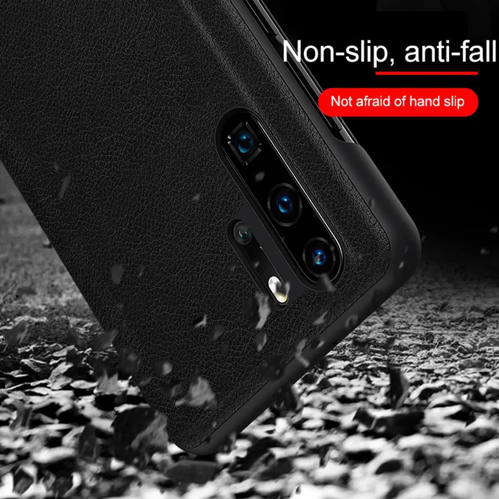 Ударопрочный флип-кейс KISSCASE для Huawei P30 чехол P10 P20 Pro умный с окошком Mate 9 10 20Pro |