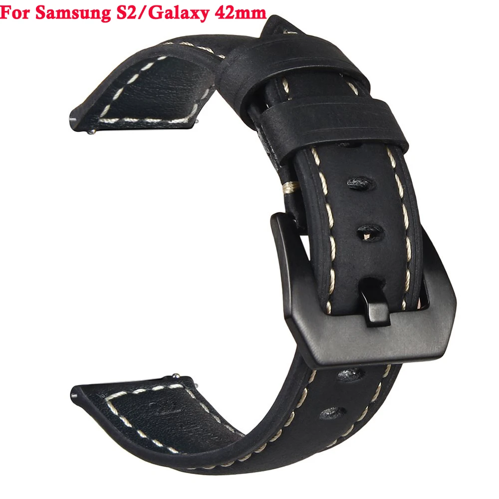 20 мм сменный ремешок из натуральной кожи для Samsung Gear S2 классический SM-R732