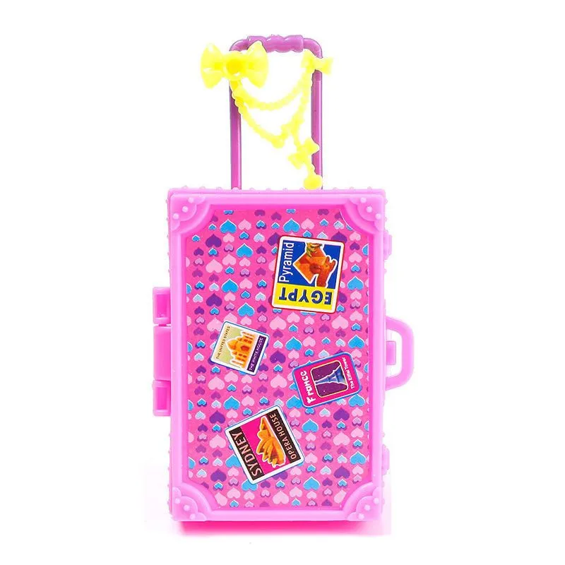Чехол для чемодана пластиковая 3D игрушка кукол Барби|toy story jessie doll|trunk pinktrunk led |