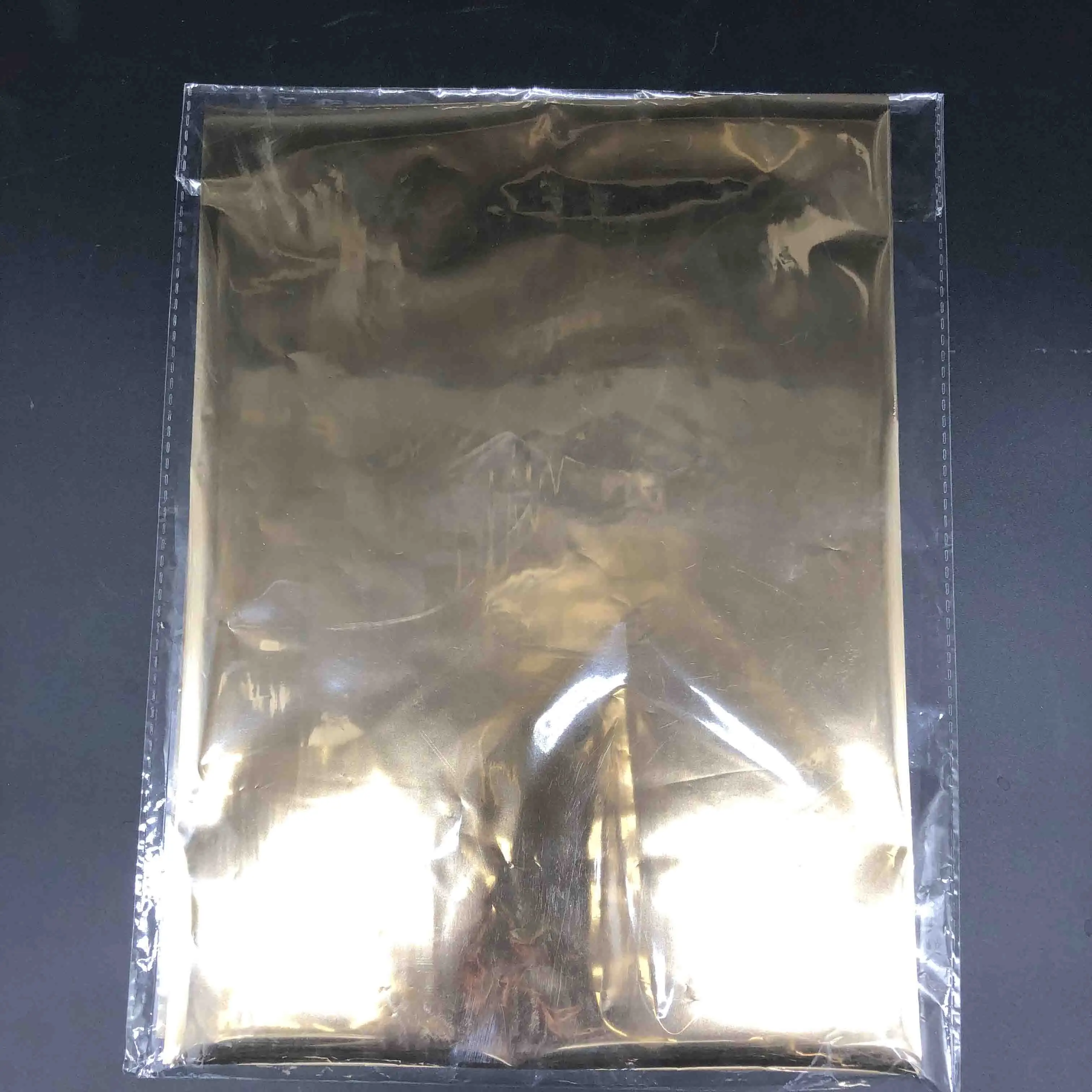 light gold Золото Серебро Красный горячего тиснения фольги бумажный ламинатор ламинирование передачи на элегантность лазерный принтер крафт бумага 50 шт. 20x29 см A4 - Цвет: light gold