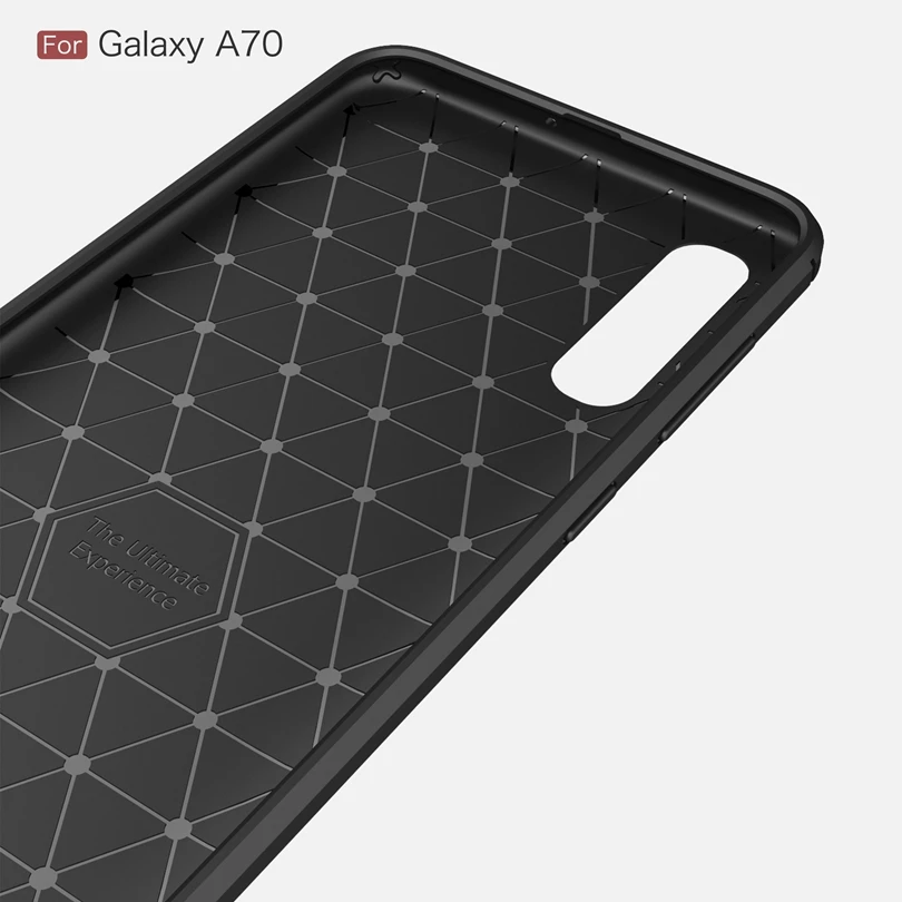 Чехол для Samsung Galaxy A70 мягкий прочный защитный чехол из ТПУ задней панели телефона A