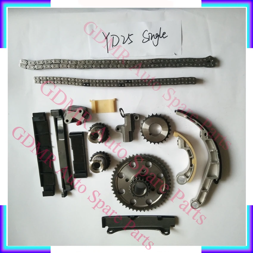 Однорядный YD25DDTI YD22DDTI YD25 натяжитель времени шестерни OEM 13028 EB70A EB300 для nissan navara D22 D40