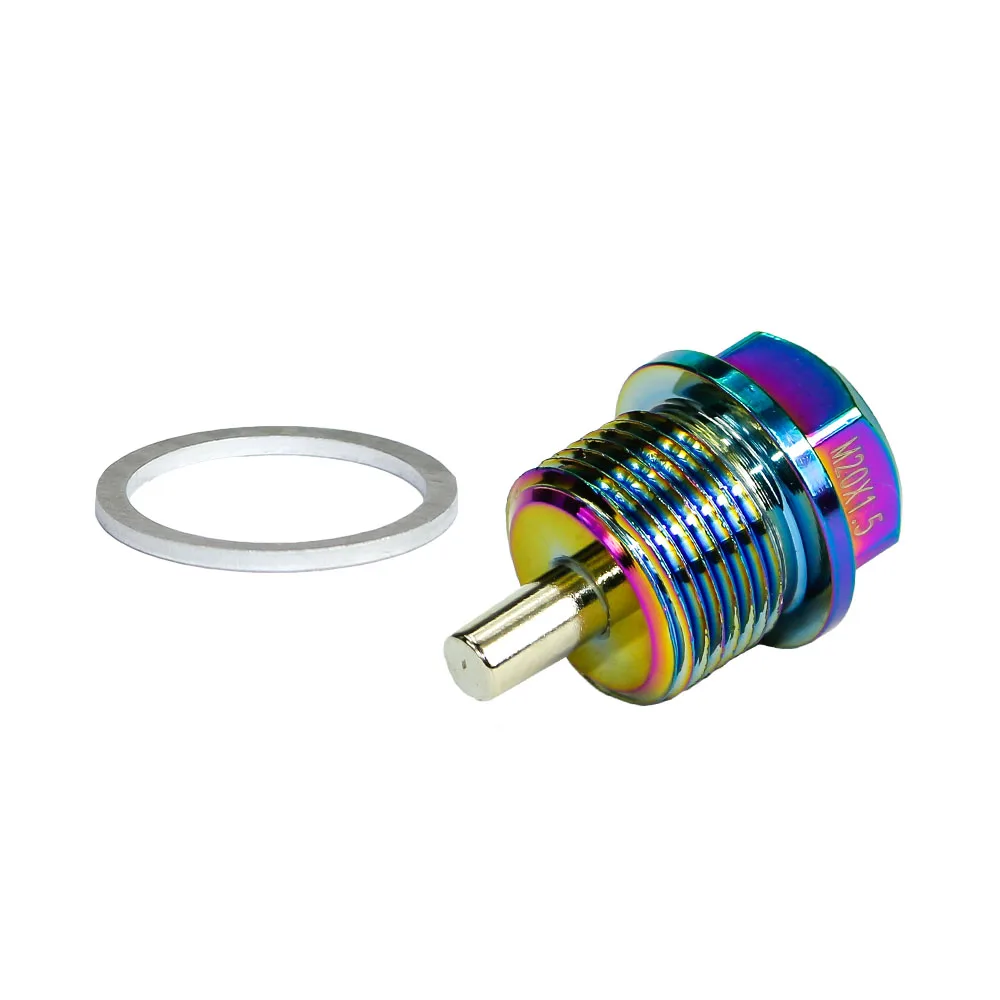 Магнитная дренажная масляная пробка CNSPEED M20 * P1.5MM алюминиевый болт сливная для