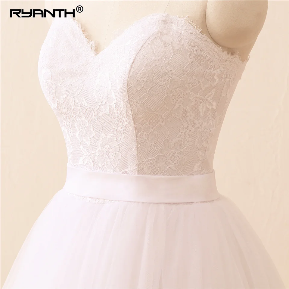 Пляжное свадебное платье Ryanth Boho недорогие богемные кружевные свадебные платья