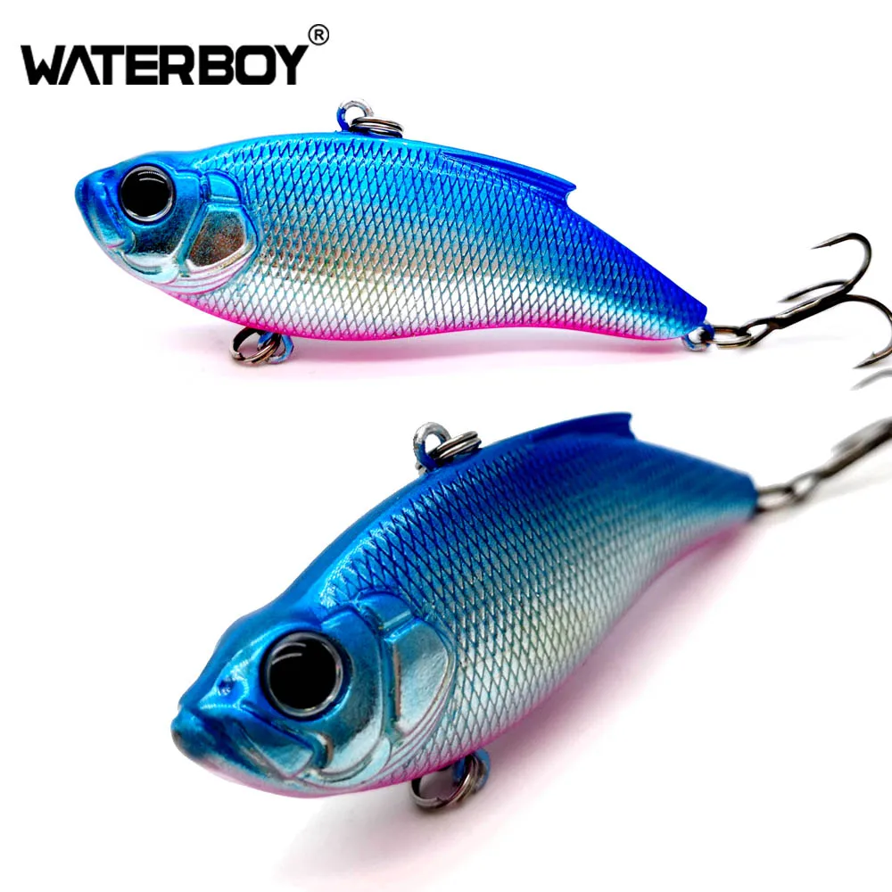 Color 5 WATERBOY 7.5cm16.5g VIB приманка жесткая искусственная Рыбалка Vibe Lipless новая пластиковая Вибрация жесткая шумная погремушка Тонущая вибрационная приманка - Цвет: Color 5