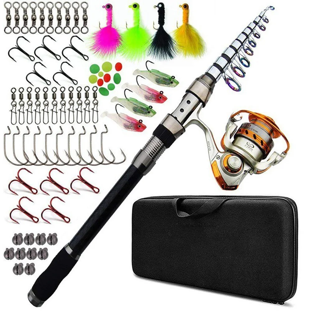 Hyaena 2.1-3.6M Japanese Fishing Rod Combo Carbon Fiber Rod 11BB Fishing Reel fishing accessories fishing rod reel bag cage