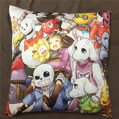 Suef Аниме Манга игра Undertale Sans аниме Двусторонняя Подушка Чехол для подушки