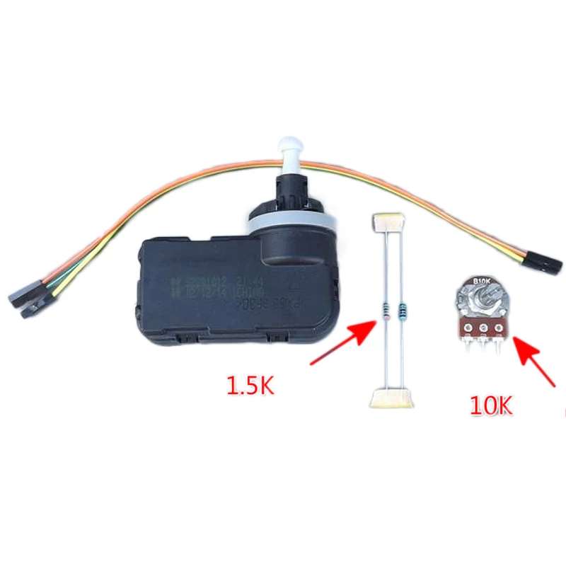 12V Авто Мотор настройки передних фар для линейный Servo Мотор-редуктор линейный привод для скорости 1 мм/сек