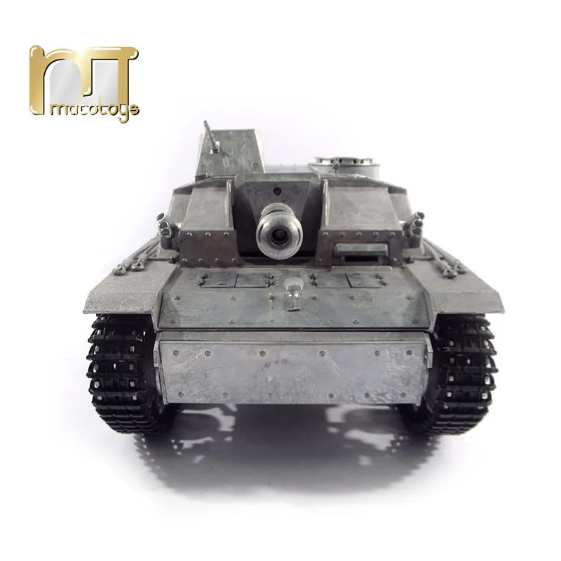 MATO Tank 1/16 в комплекте Немецкий Stug III RC 100% металлический инфракрасный Recoil Barrel версия