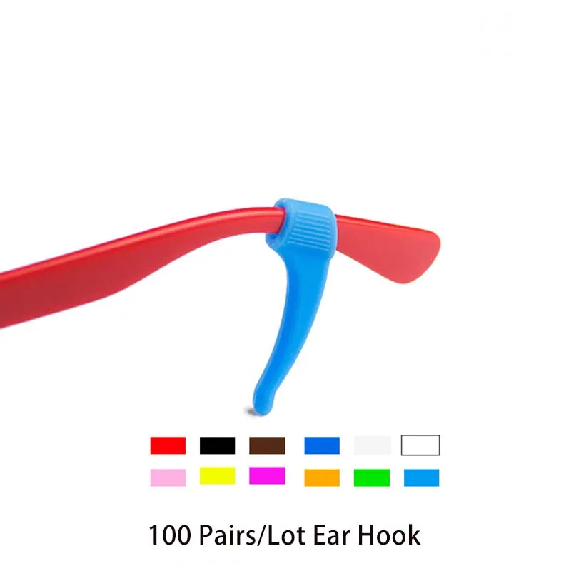 100Pairs/Lot Silicone Ear Hook Strap For Glasses Sunglasses Eyeglasses Chains Lanyards Eyewear Accessories Eyeglasses Slipping