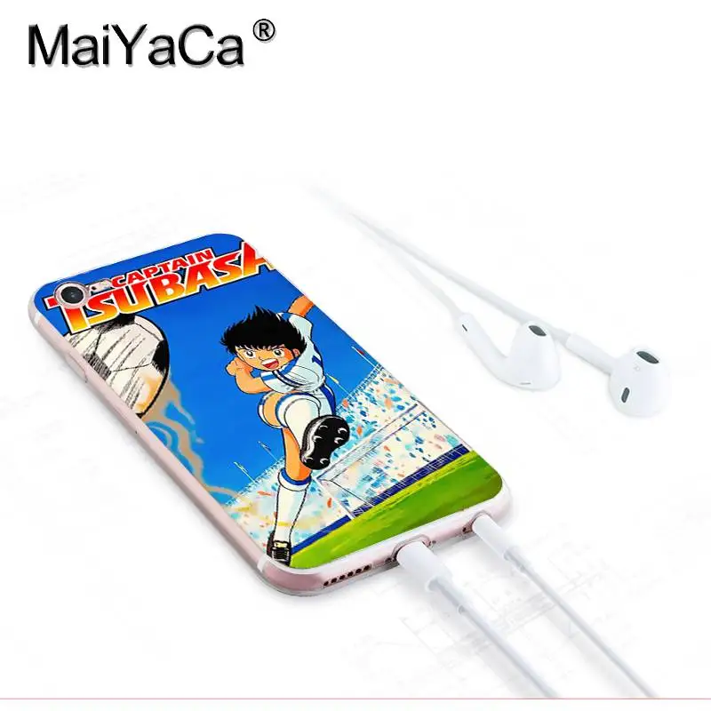 Чехол MaiYaCa для iphone 7 Captain Tsubasa Ozora Genzo Football чехол iPhone 8 6 6S Plus X XS XR XSMAX|Чехлы-накладки| |