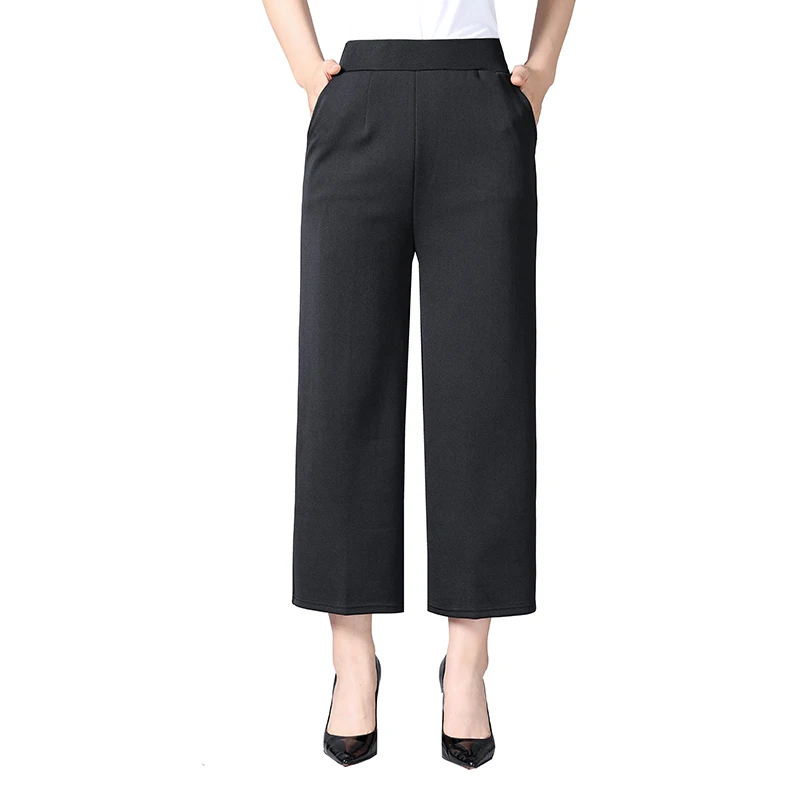 

Wide Leg Pants Women Elegant Casual High Waist Wide Trousers Women Loose Wide Leg Palazzo Culottes Stretch Trouser
