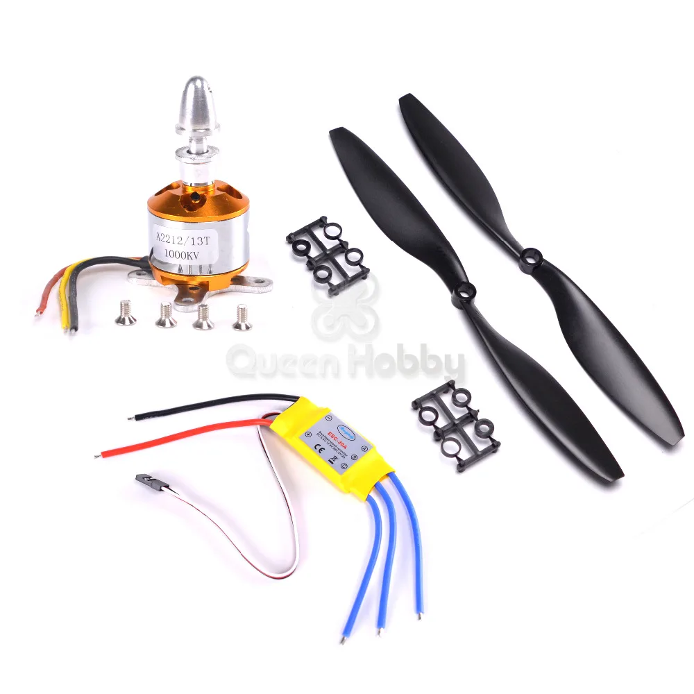 A2212 1045 кв бесщеточный мотор с внешним ротором + 30A ESC пропеллер (1 пара) набор