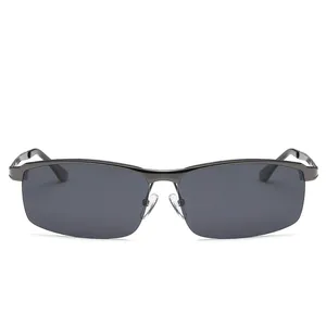 Очки солнцезащитные Мужские поляризационные в металлической оправе, UV400