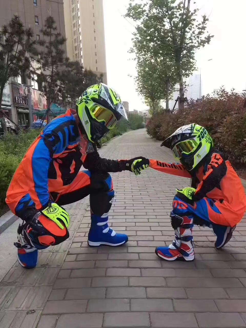 ETBIKE взрослый Мотоцикл MX костюм для мотокросса мотоцикл беговые Джерси для мотокросса брюки велосипед DH велосипедная одежда комплект