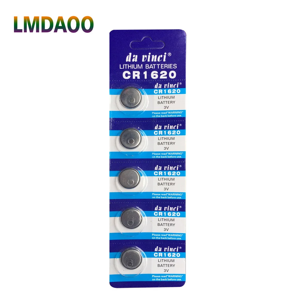 Дешевые 5 шт./лот CR1620 1620 ECR1620 DL1620 280-208 3V батарея на батарейках литиевая для часов |