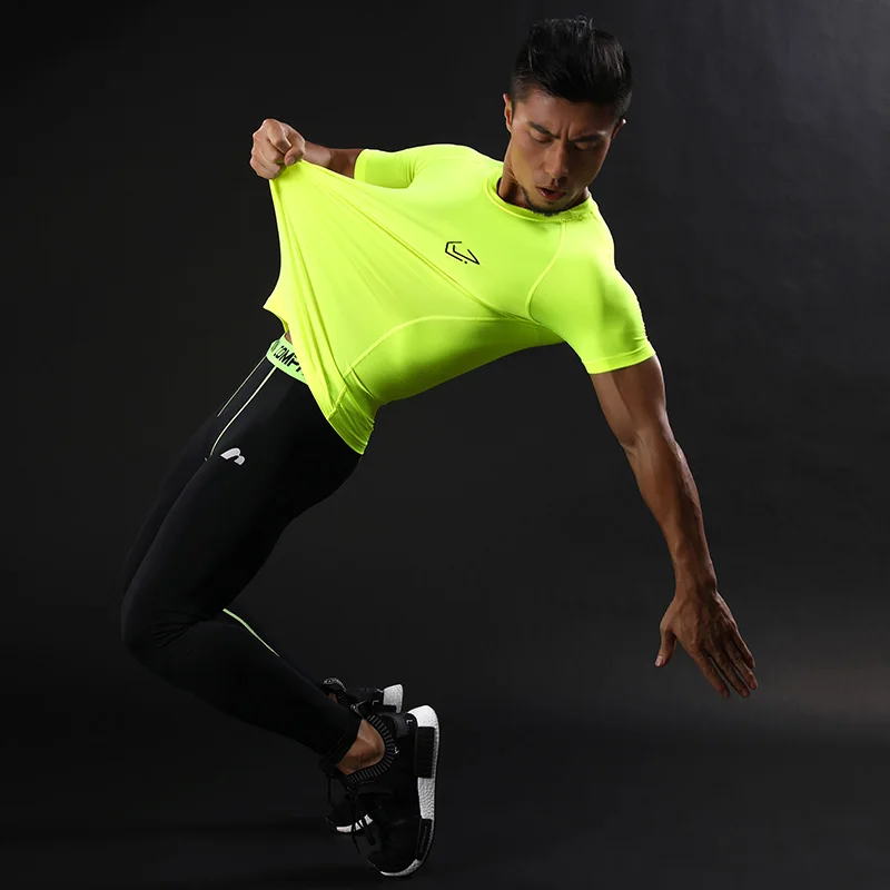 New Arrived Men Fashion Fitness Body Building Male Shirt Short Sleeves T-shirt 6 Colorful Clothing Soft Comfortable | Мужская одежда