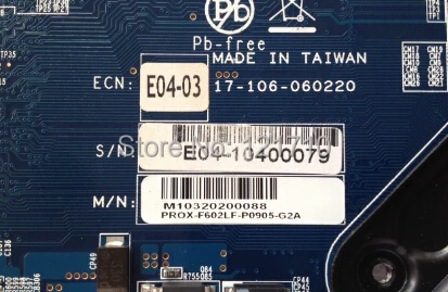 Industrial equipment board PROX-F602LF-P0905-G2A 17-106-060220 DDR2 LGA775 Socket