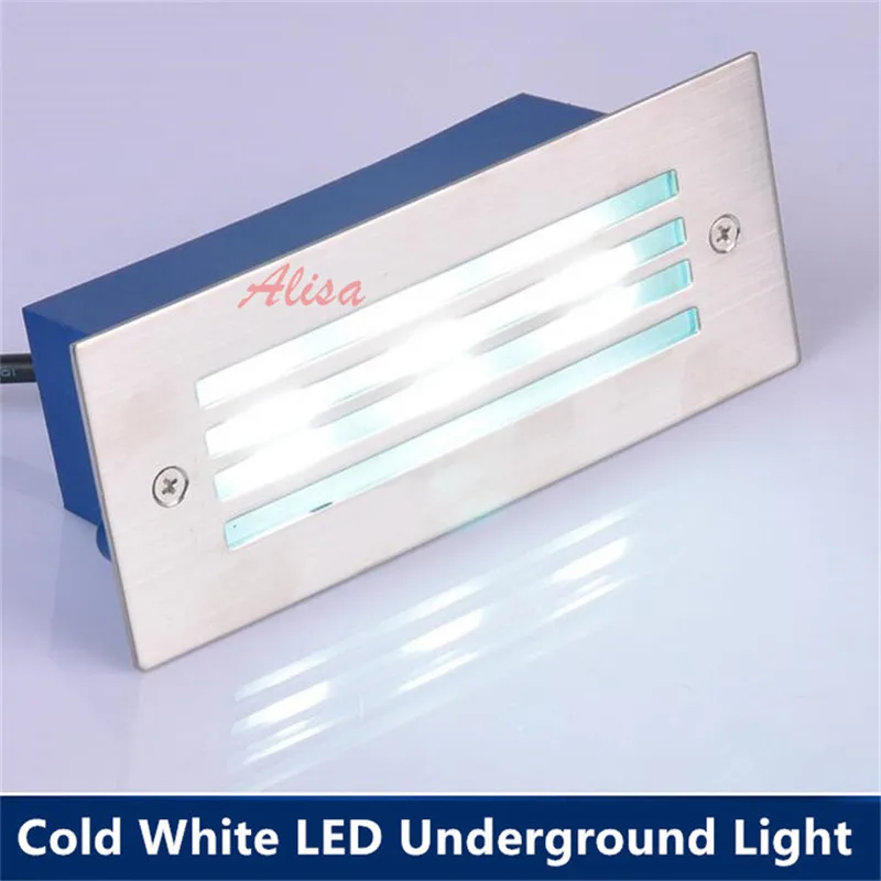 LED Палуба Шаг Свет 3x2 Вт подземный Светильник утопленные лестницы Paitio на земле
