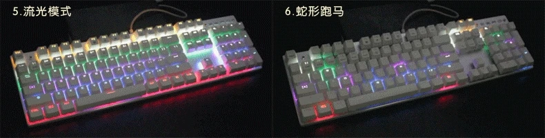 ZERO настраиваемая Механическая игровая клавиатура с подсветкой 87 клавиш черный/синий переключатели светодиодный металлические проводные USB клавиатура для игры