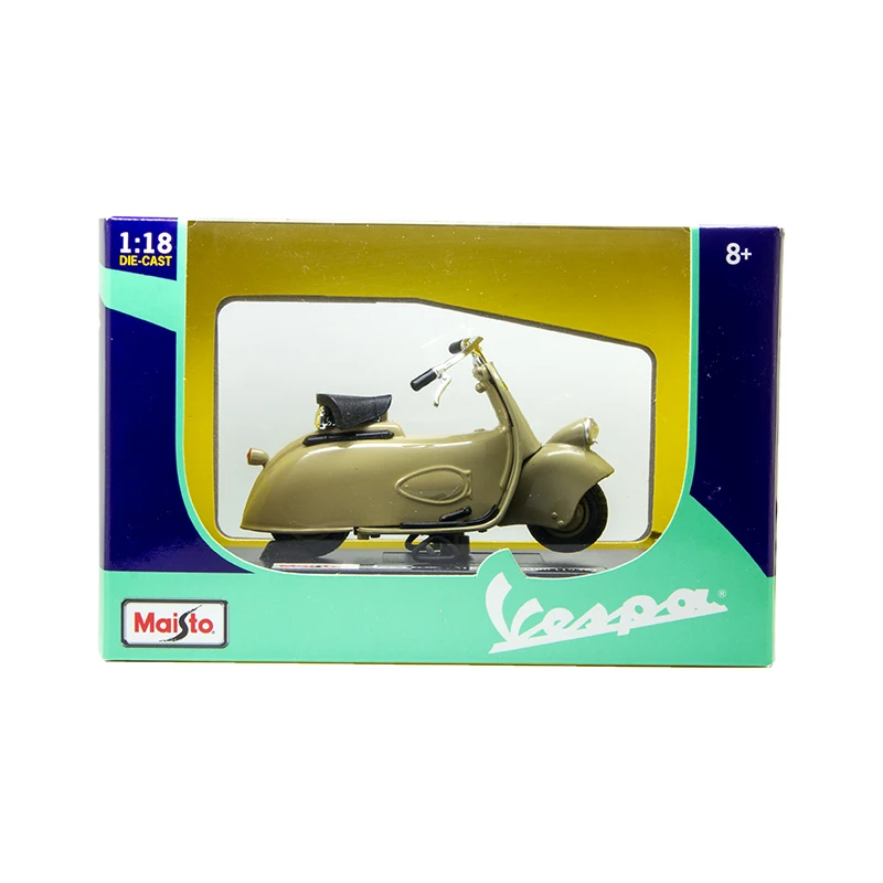 Модель мотоцикла Maisto VESPA Piaggio 1945 MP5 Paperino 1:18 модель велосипед база литье под