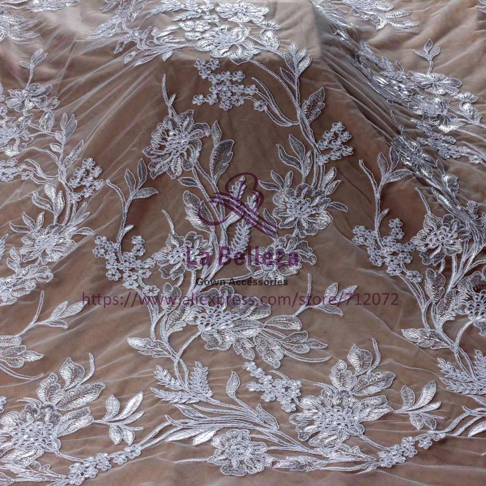 Кружевная ткань для невесты La Beauty Ширина 51 дюйма длина 1 ярд|lace fabric|lace lace fabriccord fabric