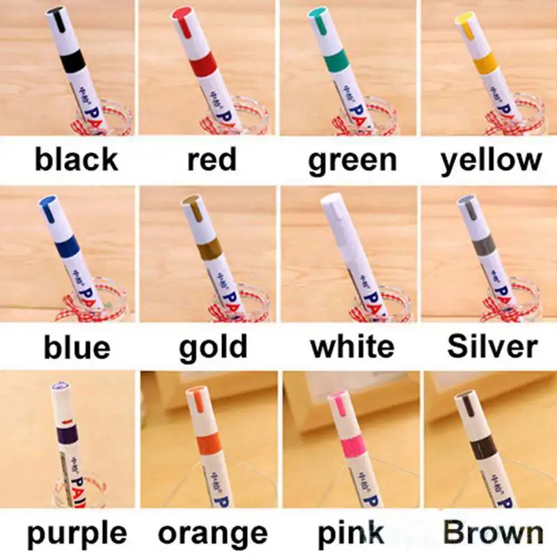 Car-styling Waterproof Car Tires Tire Tread Markers Paint Pen 5 colors for Automotive Motorcycle Scratches Repair | Автомобили и