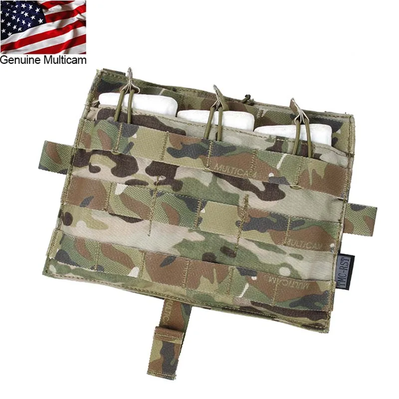 Страйкбольная охотничья TMC Molle M.4 Тройная Магнитная сумка Мультикам для