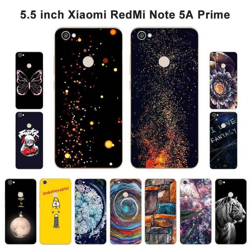 Чехлы для Xiaomi Redmi Note 5A Prime модные чехлы из ТПУ с рисунком чехол телефона Hongmi 5a Prime|tpu