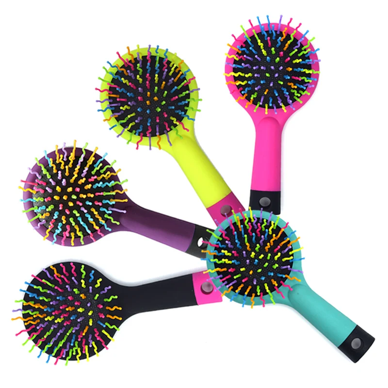 1 шт. Магия Лидер продаж Радуга объем антистатические волос локон прямой массаж