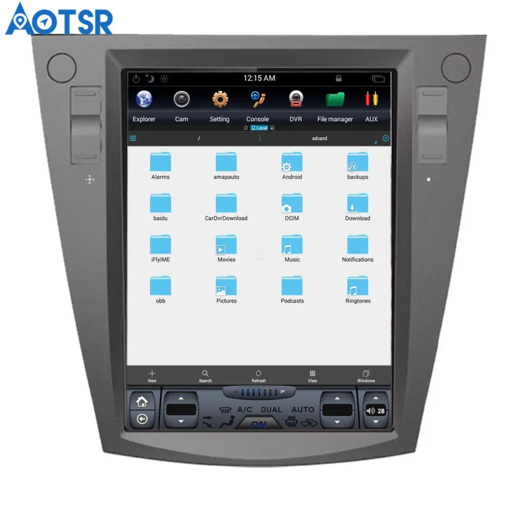 Aotsr Android 7 1 Тесла стиль автомобильный без DVD плеера GPS навигация для Subaru Forester 2013 2014