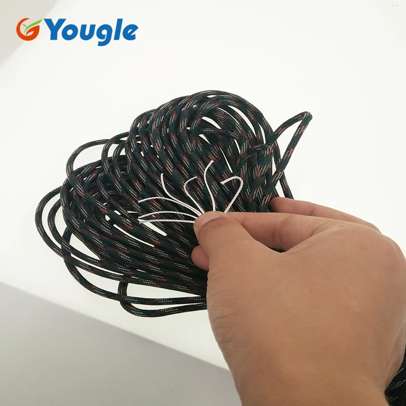 Паракорд YOUGLE Paracord 550 100FT веревка Mil Spec Type III набор для выживания из 7 нитей
