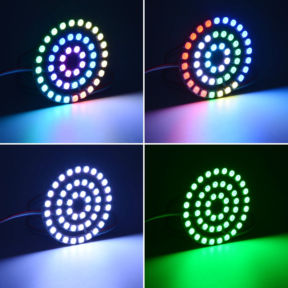 Адресное пиксельное кольцо WS2812B 93 241 LED s WS2812 SK6812 светодиодный RGB светодиодное WS2811 ic