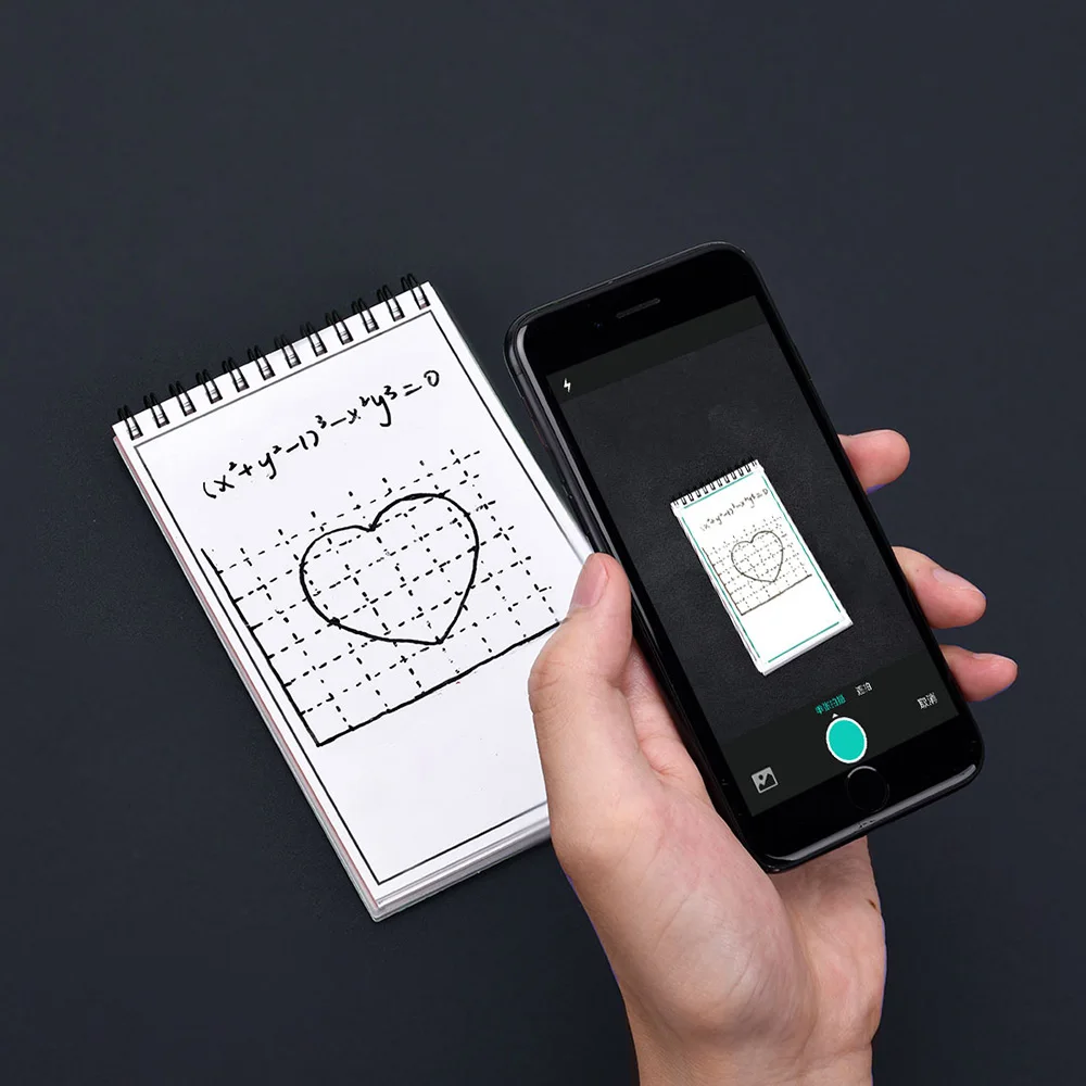 Elfinbook многоразовые Eraserable Smart Mini записная книжка записка Блокнот приложением с 3